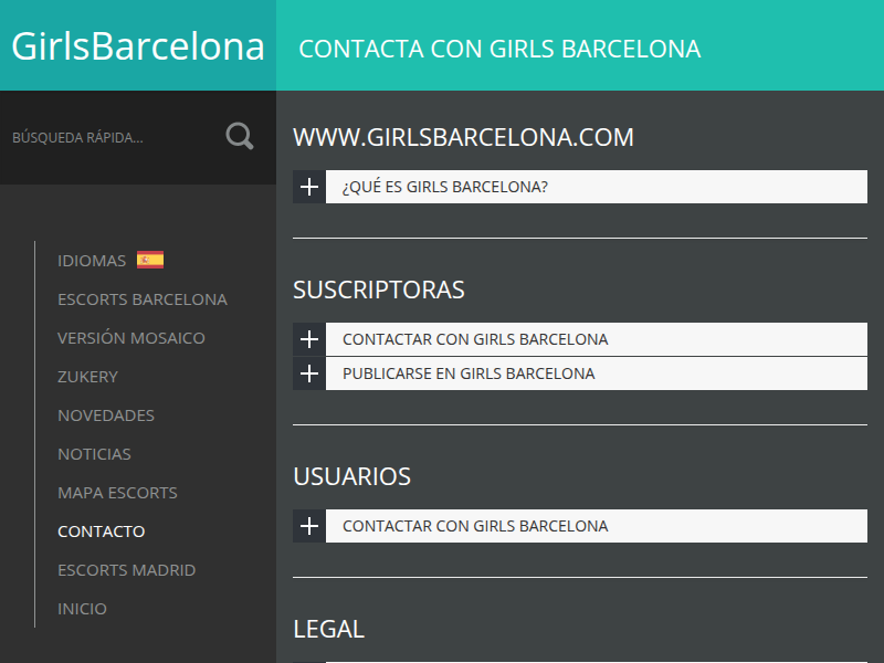 Contacto GirlsBarcelona